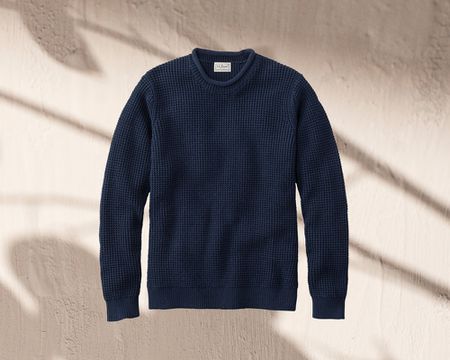 navy sweater