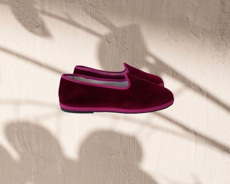 velvet slippers