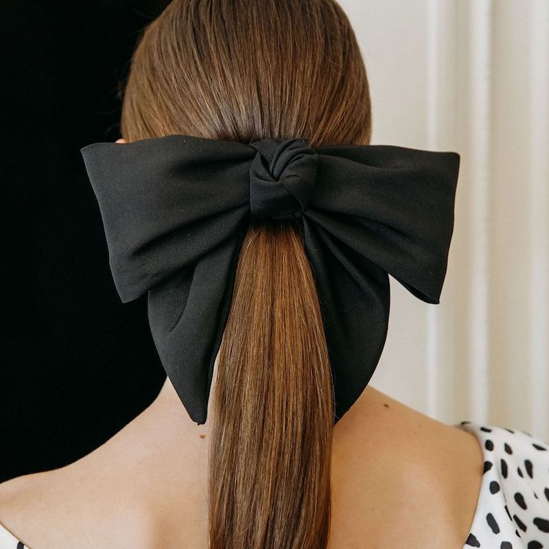 Ponytail Hairstyles Big Bow