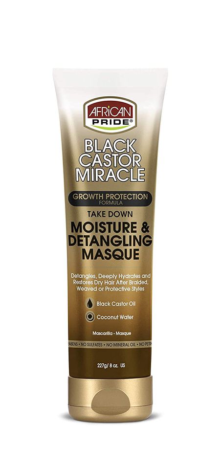 Black Castor Miracle Take Down Moisture & Detangling Masque