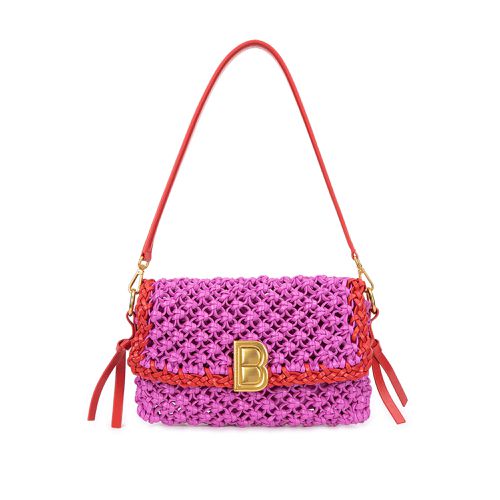 Brandon Blackwood Nia Bag in fuchsia and red