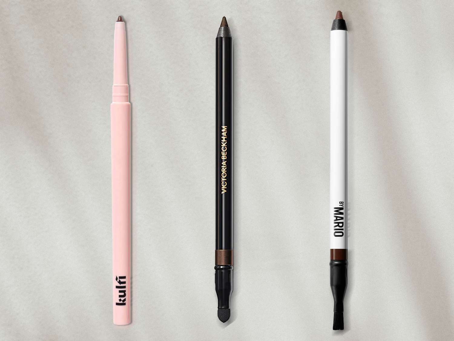 Three Brown Eyeliners: Kulfi, Victoria Beckham, and Makeup By Mario