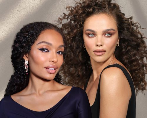 Jena Goldsack and Yara Shahidi with Makeup for Almond-Shaped Eyes