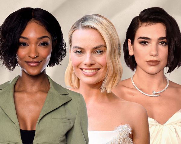 Jourdan Dunn, Margot Robbie, and Dua Lipa with Short Wavy Hairstyles