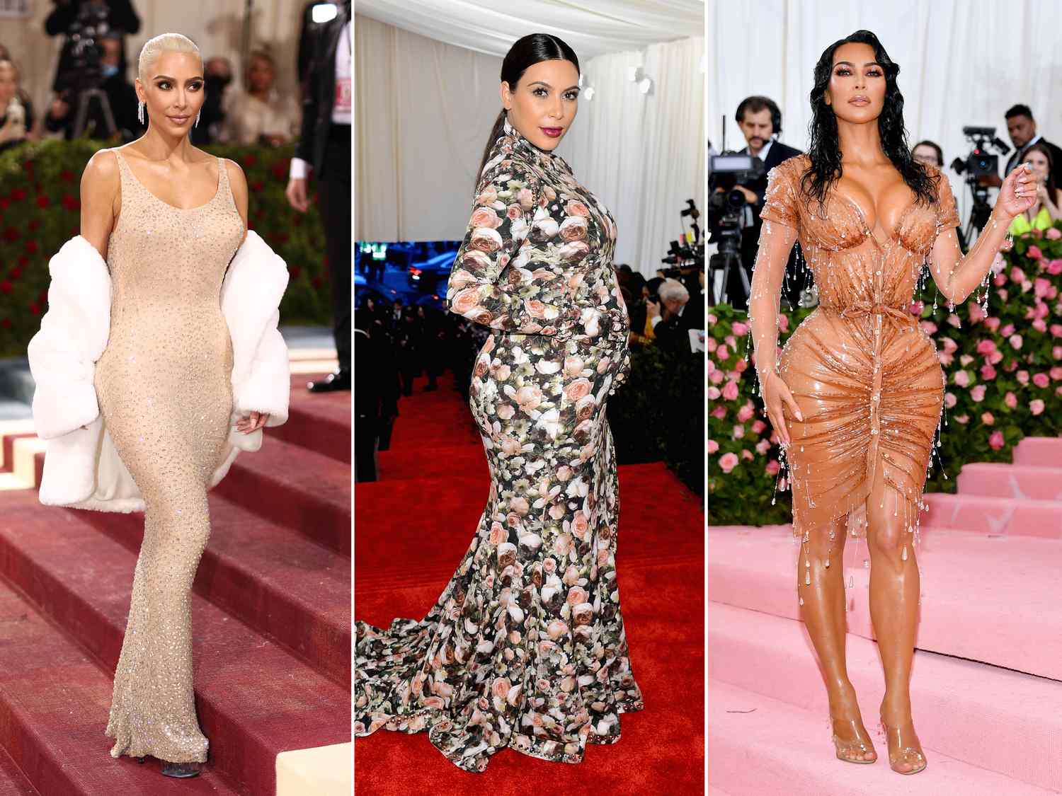 Kim Kardashian Met Gala Outifts