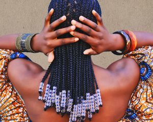 Woman with Protective Hairstyle