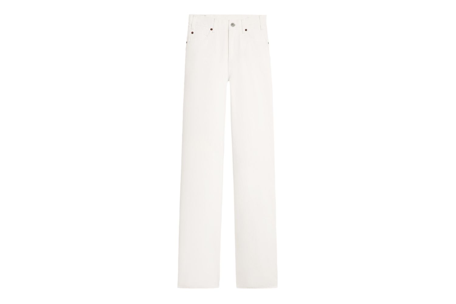 Celine Kitty Jeans in Optic White