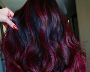 black cherry hair