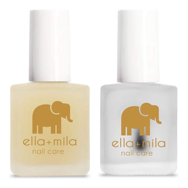 Ella + Mila Nail Care 2-Pack Top &amp; Base Nail Duo