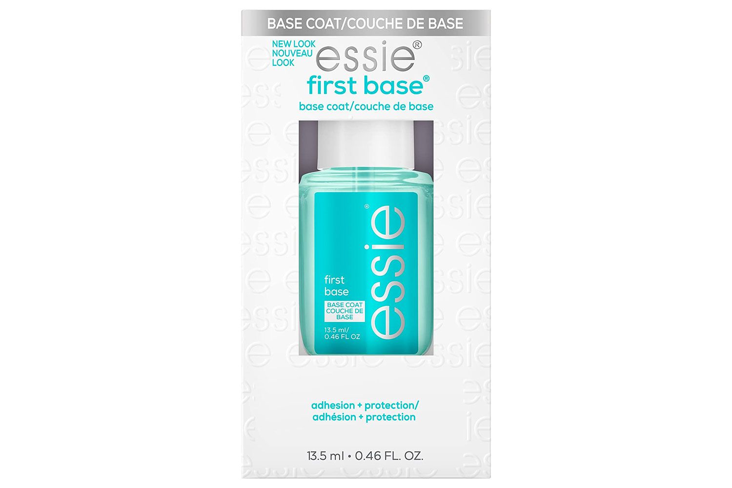 essie Nail Care, 8-Free Vegan, First Base Base Coat, color adhesion nail polish, 0.46 fl oz