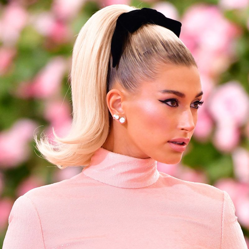 Ponytail Hairstyles Futuristic Hailey Bieber