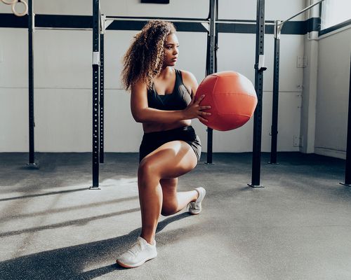 black femme exercising 