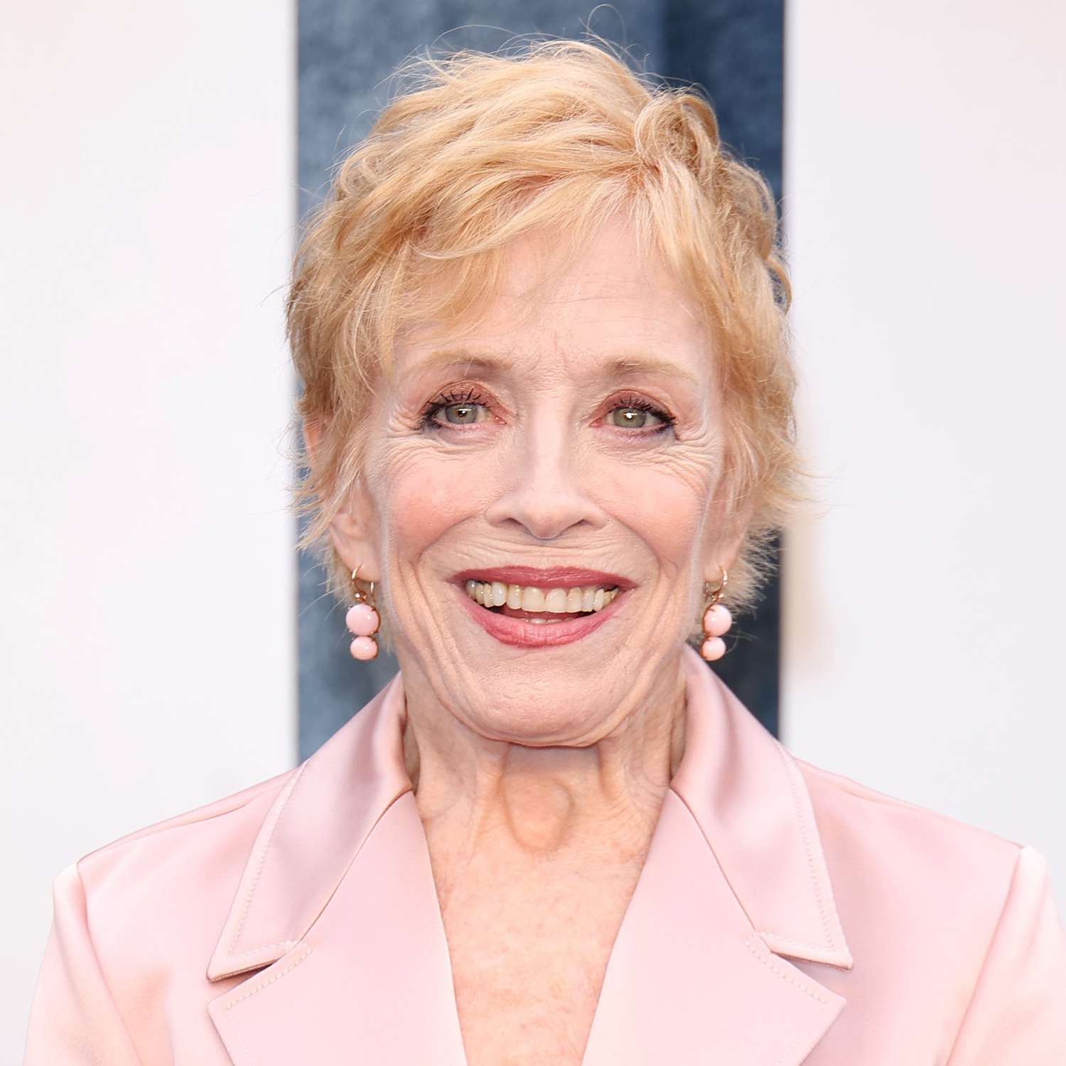 Holland Taylor wears a classic pixie cut hairstyle