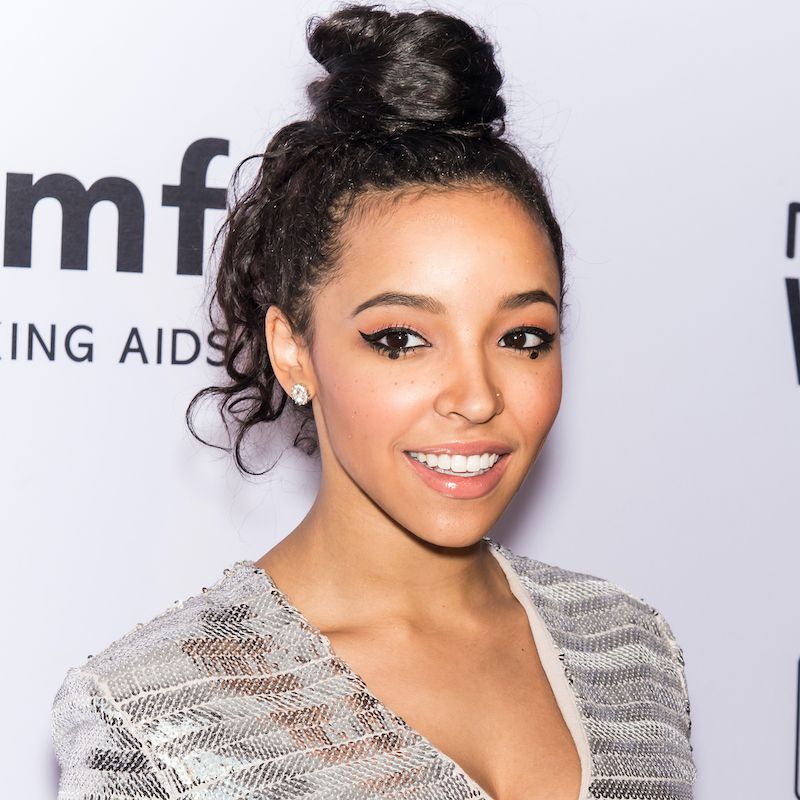 Quick and Easy Hairstyles for Long Hair Messy Bun Tinashe