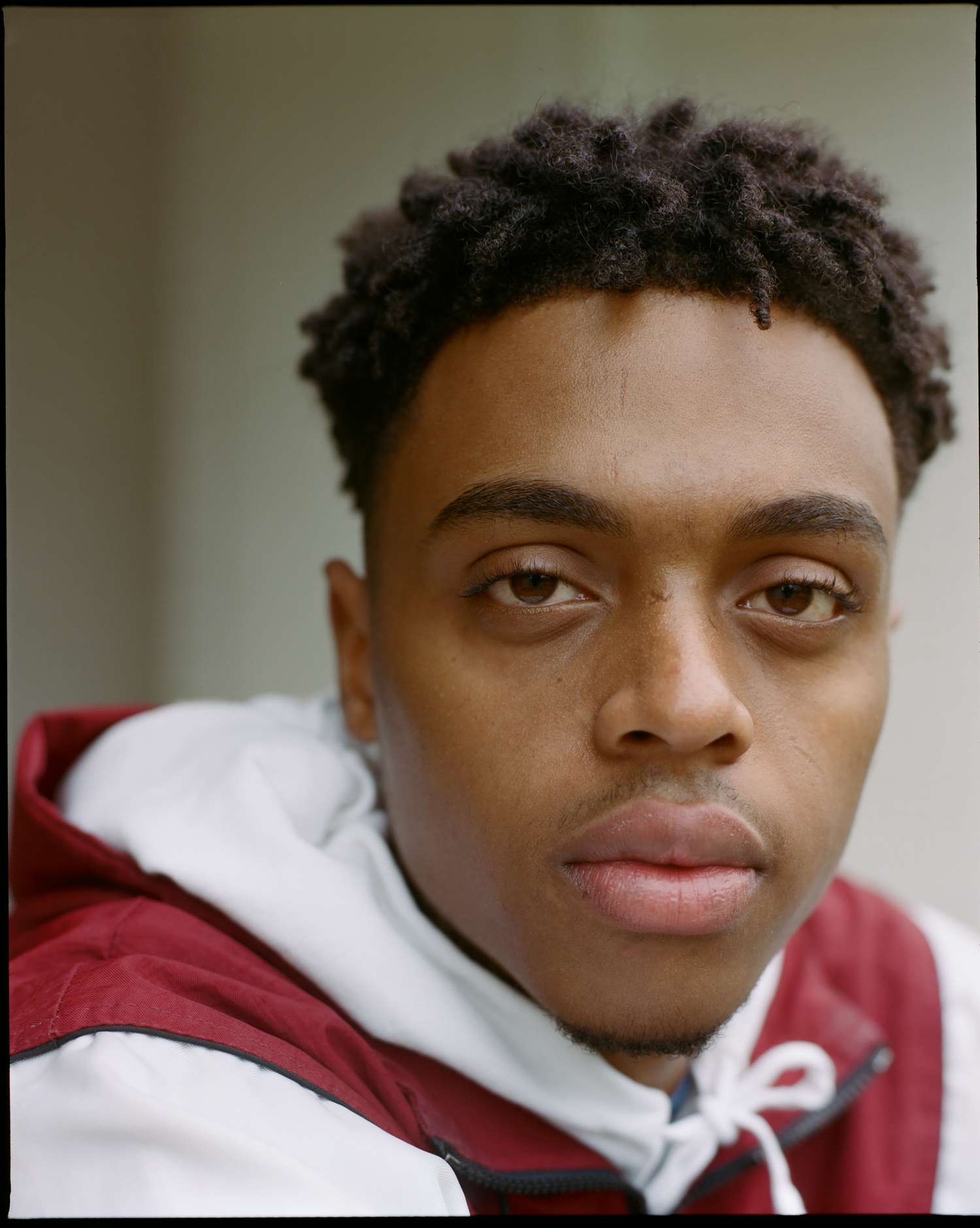 closeup portrait of young man