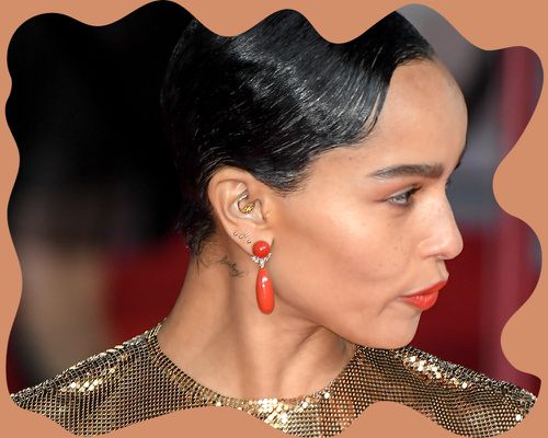 Actress Zoe Kravitz with a CBR piercing.