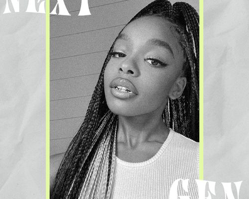 Selfie of actress Marsai Martin 