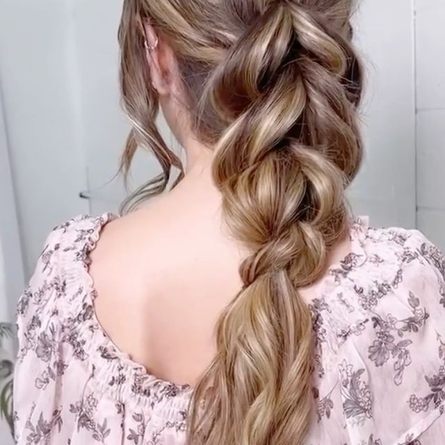 Pull-through braid