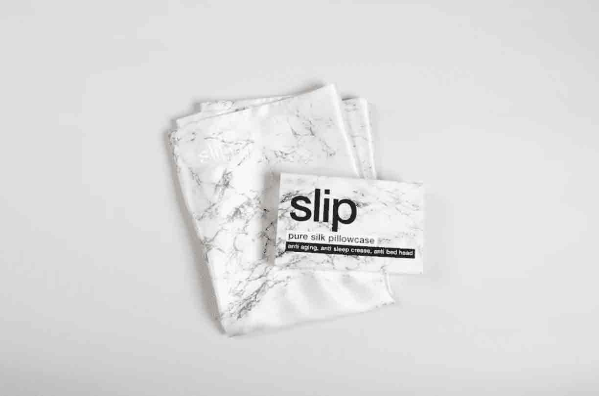 slip silk marble pillowcase