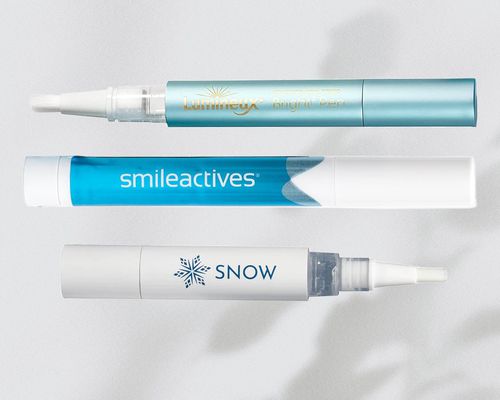 3 Teeth Whitening Pens - Leumineux, Smileactives, and Snow