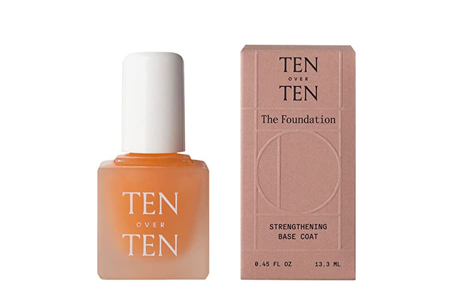 Tenoverten - The Foundation Fortifying Base Coat | Clean, Natural, Non-Toxic Nail Care (0.45 fl oz | 13.3 mL)