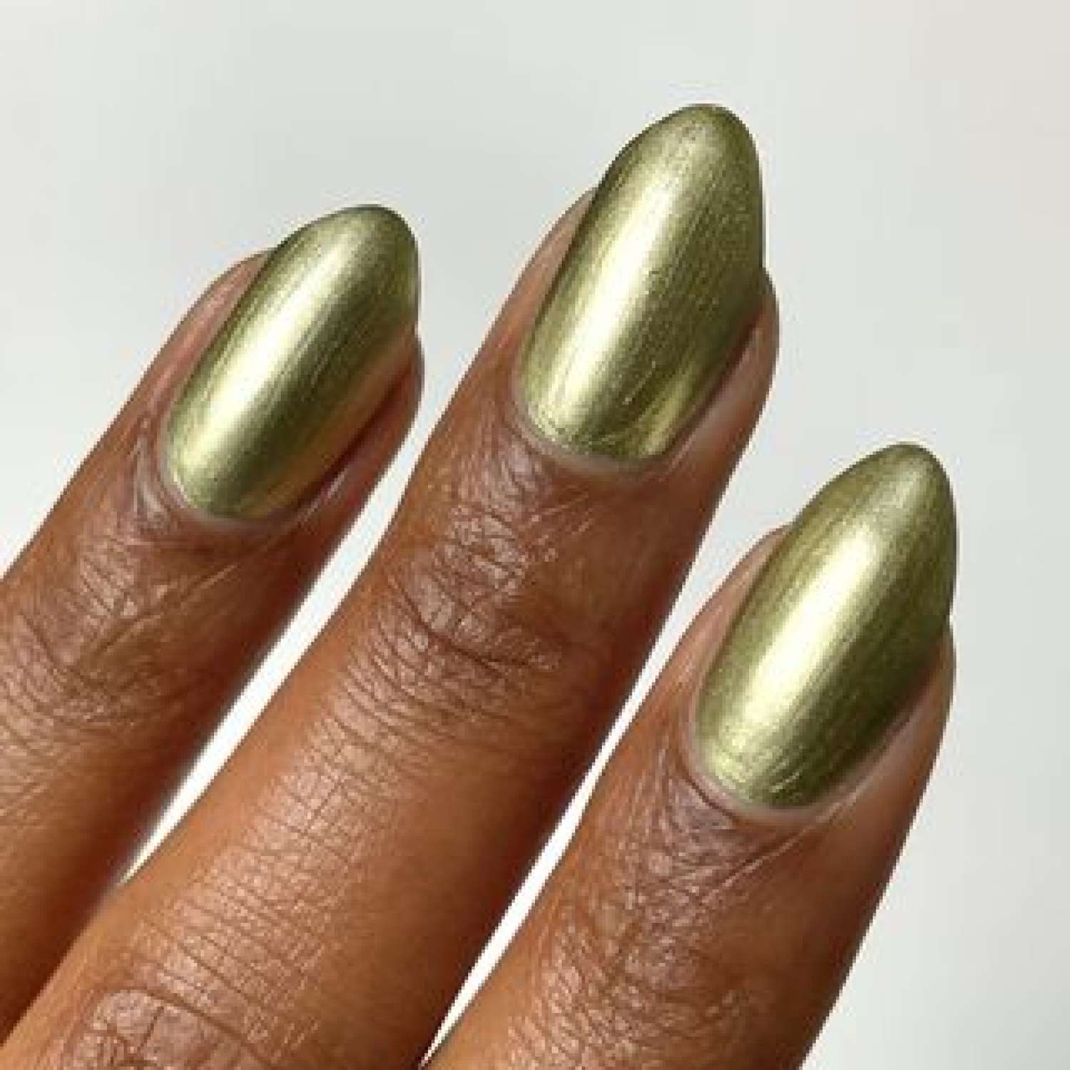 Gold Chrome Nails - Byrdie Winter Chrome Nails 