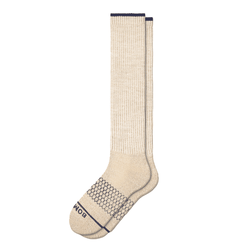 Bombas Merino Wool Blend Knee-High Socks in oatmeal