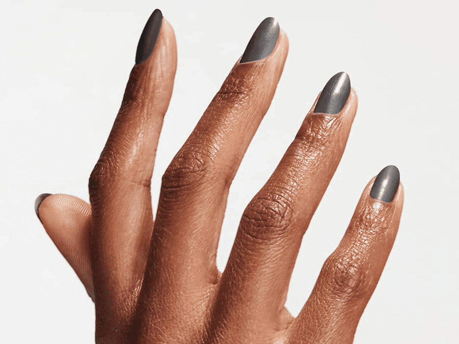 gun metal metallic nails