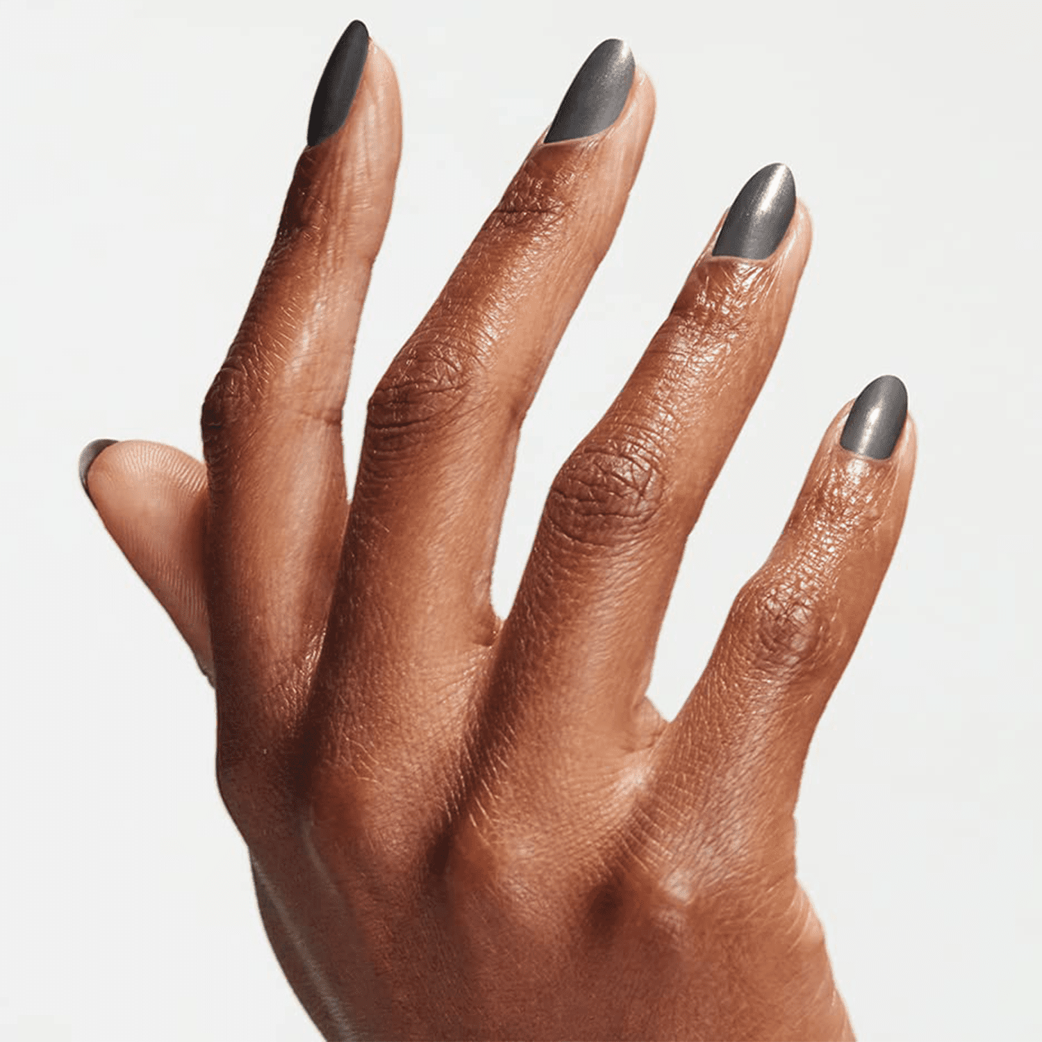 Gunmetal gray nails