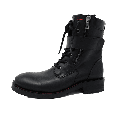 NiK Kacy The Combat H8 Boots in black