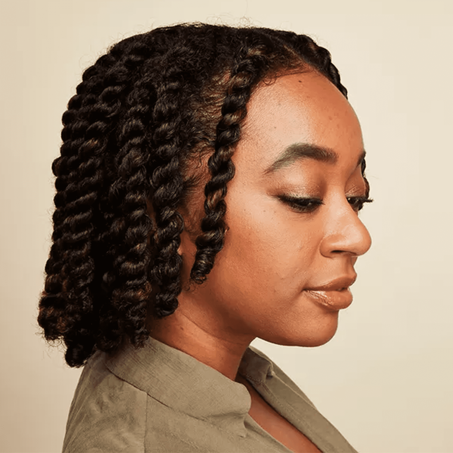 aimee simeon wearing two strand twists