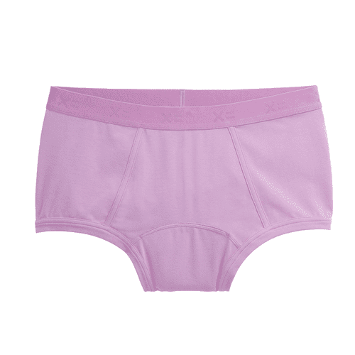 TomboyX First Line Period Boy Shorts in sugar violet