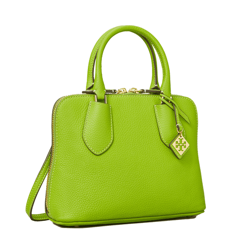 Tory Burch Mini Swing Satchel in wheat grass bright green